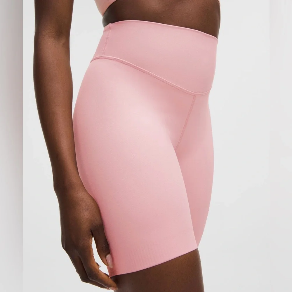 Lululemon Wunder Under Yoga Pink Haze High Rise Short 6 inch - Picture 4 of 10